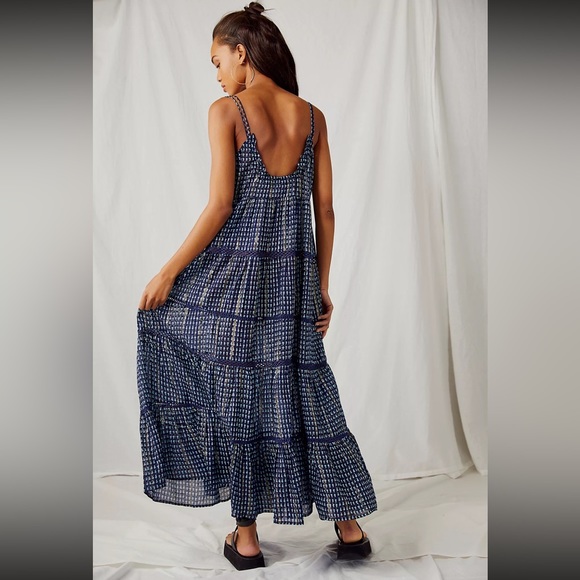 Free People Midnight Dance Print Maxi NWT - Picture 2 of 5